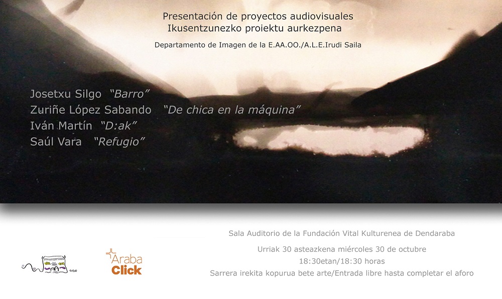 Arabaclick. Presentación de proyectos audiovisuales.